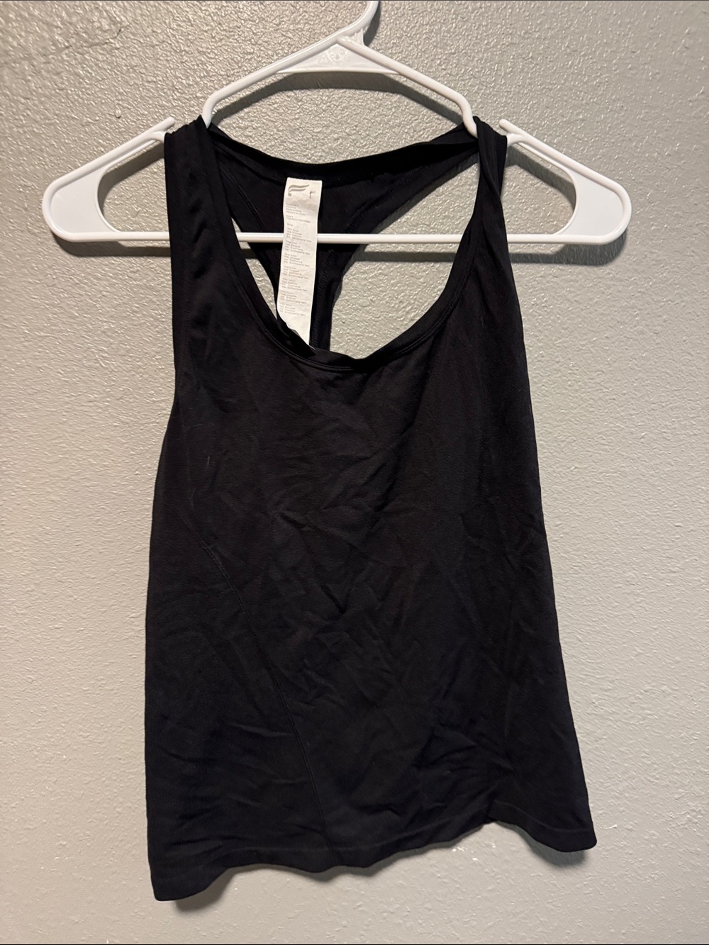 Fabletics Black Racerback Tank Top